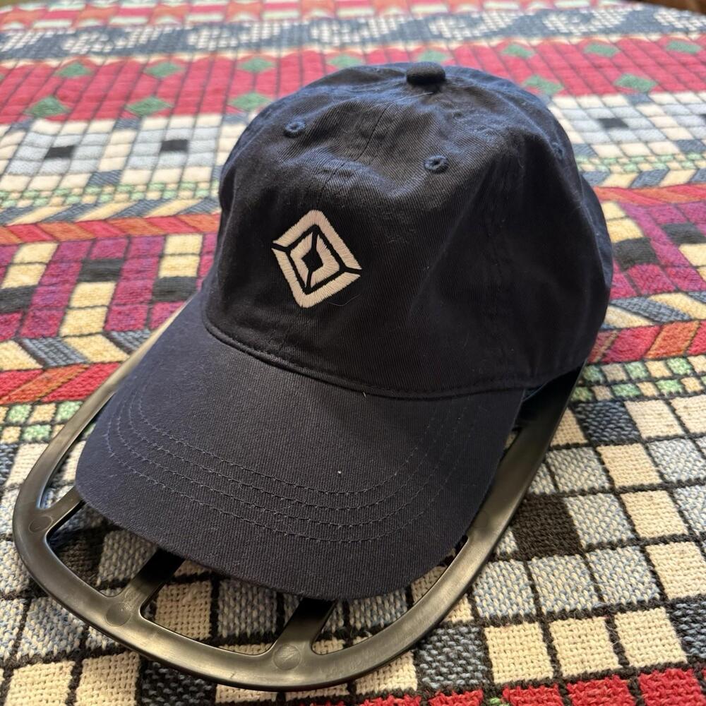 NWOT Rivian Hat Unisex Navy Organic‎ Cotton Strapback Logo Cap USA OSFA